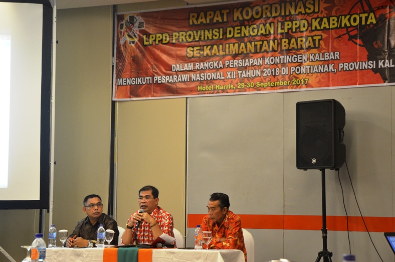Koordinasi Pengurus LPPD Provinsi Kalbar dengan 5 LPPD Kabupaten/Kota
