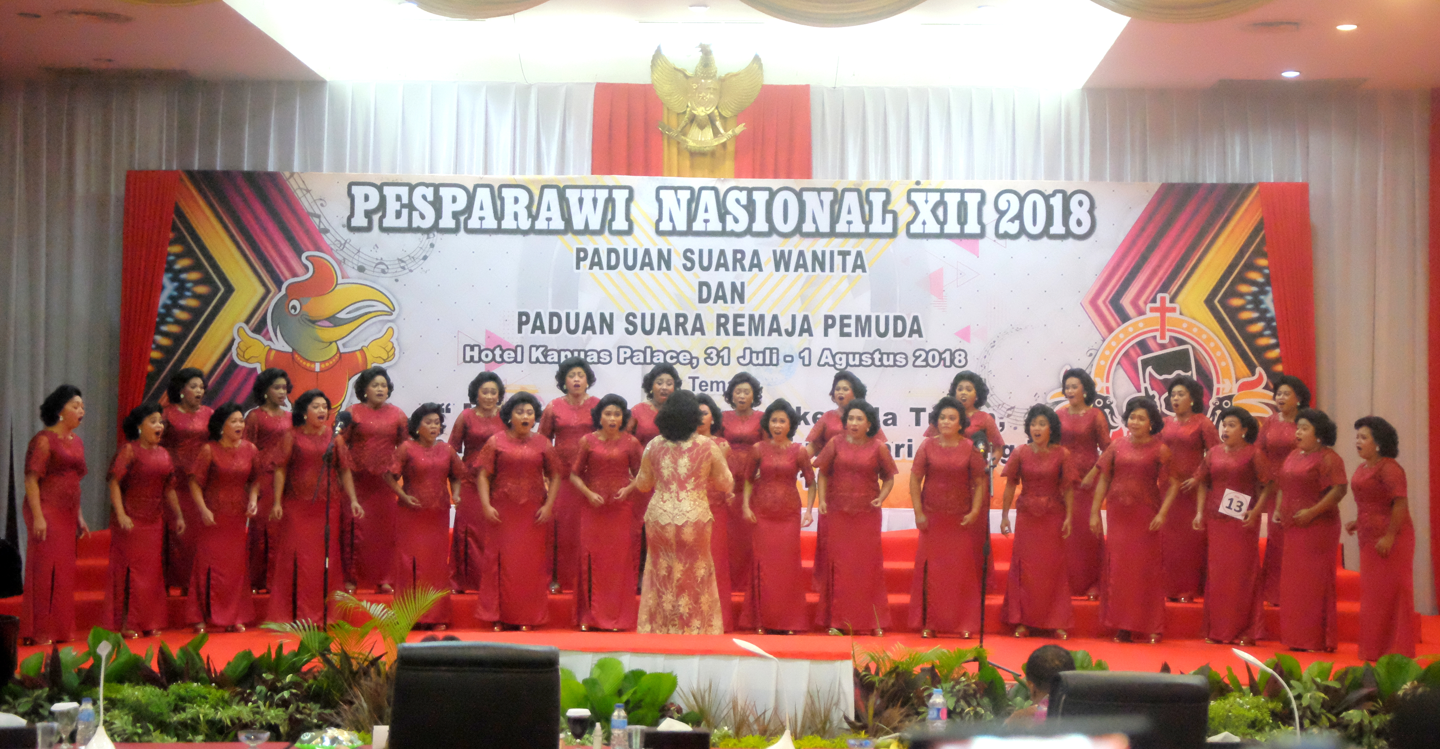 Peserta Lomba Tampilkan Yang Terbaik