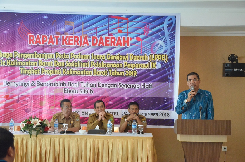 Rapat Kerja Daerah LPPD se Kalimantan Barat Tahun 2018