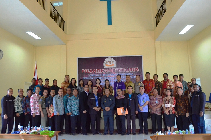 Pelantikan Pengurus LPPD Kabupaten Sekadau tahun 2018